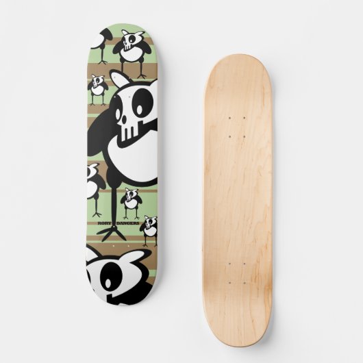 skullycolorboard skateboard (Vorderseite)