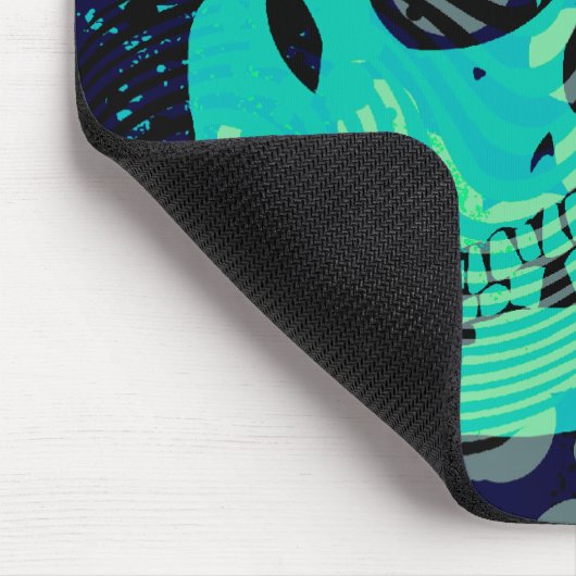 skullz. herauf mit Blasen Mousepad (Ecke)