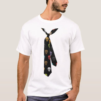 Skullz Krawatten-T-Shirt T-Shirt
