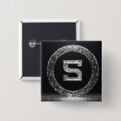 "Skulptierte Eleganz: S-Inspiriert Designtaste" Button (Vorne & Hinten)