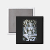 Skulptur Art India Magnet (Vorderseite/Rückseite)