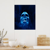 Skulptur blau poster (Küche)