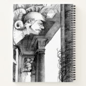 Skulptur Burg Stift Kunst, Dichtung und Musik Notizblock (Rückseite)