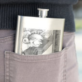 Skulptur Burgscheidungen Burgscheidner Burgsteinfe Flachmann (Beispiel)