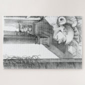 Skulptur Burgscheidungen Burgscheidner Burgsteinfe Puzzle (Horizontal)