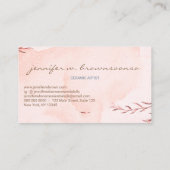 Skulptur der Red Pottery Keramik Artist Tool Visitenkarte (Rückseite)