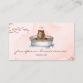 Skulptur der Red Pottery Keramik Artist Tool Visitenkarte (Vorderseite)