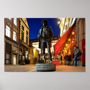 Skulptur Dublin Phil Lynott Poster