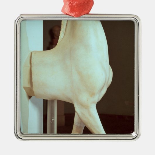 Skulptur eines Pferds, c.500 BC Silbernes Ornament (Vorne)