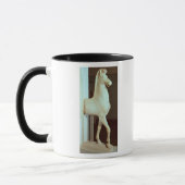 Skulptur eines Pferds, c.500 BC Tasse (Links)
