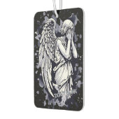 Skulptur eines weinenden Engels - mit Splashes 1 Autolufterfrischer (Links)