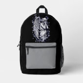 Skulptur eines weinenden Engels - mit Splashes 1 Bedruckter Rucksack (Vorderseite)