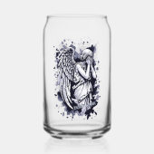 Skulptur eines weinenden Engels - mit Splashes 1 Dosenglas (Vorderseite)