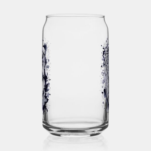 Skulptur eines weinenden Engels - mit Splashes 1 Dosenglas (Links)