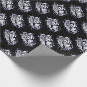 Skulptur eines weinenden Engels - mit Splashes 1 Geschenkpapier (Ecke)