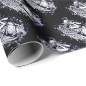 Skulptur eines weinenden Engels - mit Splashes 1 Geschenkpapier (Rolleneckpunkt)