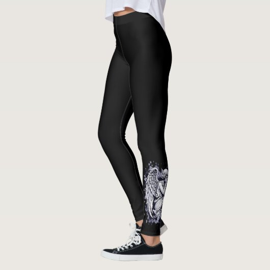 Skulptur eines weinenden Engels - mit Splashes 1 Leggings (Links)