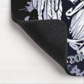 Skulptur eines weinenden Engels - mit Splashes 1 Mousepad (Ecke)