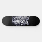 Skulptur eines weinenden Engels - mit Splashes 1 Skateboard (Horizontal)