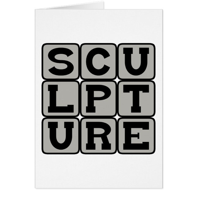 Skulptur, Form der physischen Kunst (Vorne)