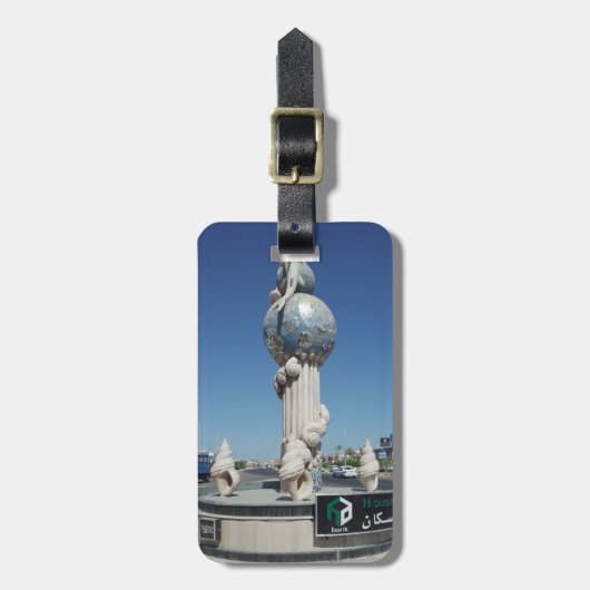 Skulptur für die Meeresbewohner Gepäckanhänger (Vorderseite vertikal)