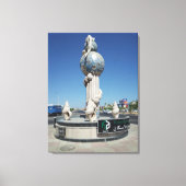 Skulptur für die Meeresbewohner Leinwanddruck (Vorderseite)