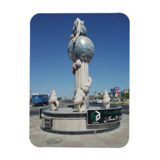 Skulptur für die Meeresbewohner Magnet