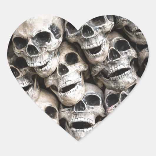 Skulptur Herz-Aufkleber (Vorderseite)