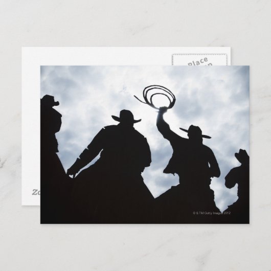 Skulptur im Dodge City Kansas 2 Postkarte (Vorne/Hinten)