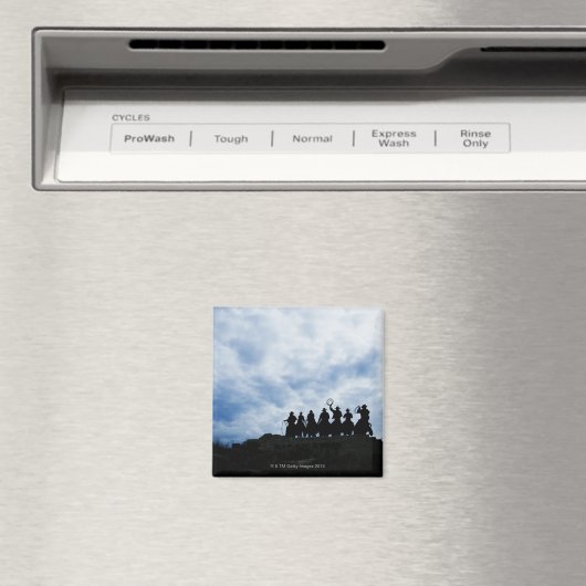 Skulptur im Dodge City Kansas Magnet (In Situ (Geschirrspüler))