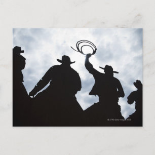 Skulptur im Dodge City Kansas Postkarte
