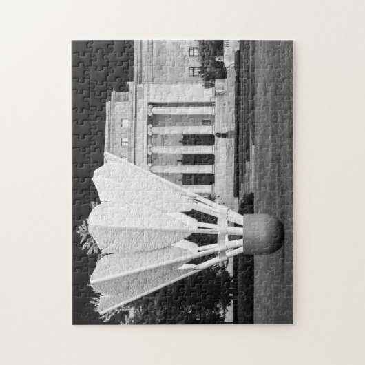 Skulptur im Nelson Puzzle (Vertikal)