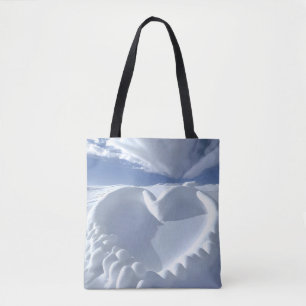 Skulptur im Schnee Tasche