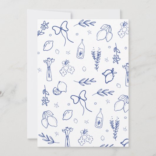 Skulptur in Italien Save The Date (Rückseite)