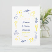 Skulptur in Italien Save The Date (Stehend Vorderseite)