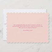 Skulptur-Kontur-Vorschlagskarte Einladung (Rückseite)