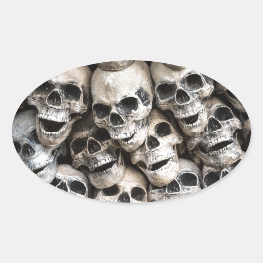 Skulptur Ovaler Aufkleber (Vorderseite)