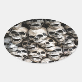 Skulptur Ovaler Aufkleber