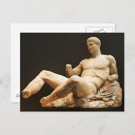 Skulptur Postkarte (Vorne/Hinten)