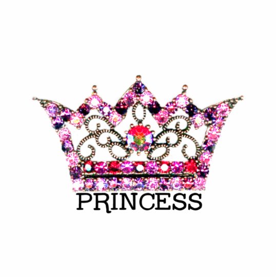 SKULPTUR PRINZESSIN-Tiara Freistehende Fotoskulptur