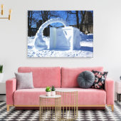 Skulptur, Quebec, Kanada Leinwanddruck (Insitu (Wohnzimmer))