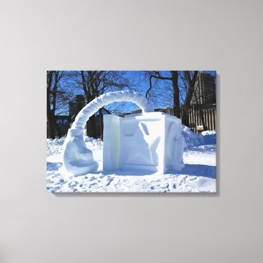 Skulptur, Quebec, Kanada Leinwanddruck (Vorderseite)