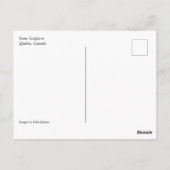 Skulptur, Quebec, Kanada Postkarte (Rückseite)