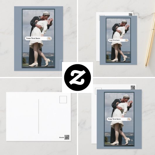 Skulptur San Diego Unbedingte Kapitulation Postkarte