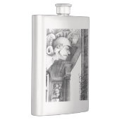 Skulptur Schloss Stift Kunst, Dichtung und Musik Flachmann (Rechts)