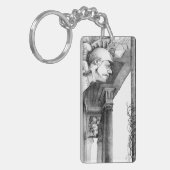 Skulptur Schloss Stift Kunst, Dichtung und Musik Schlüsselanhänger (Vorderseite links)