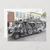 Skulptur Van Postkarte (Vorne/Hinten)