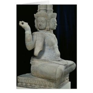 Skulptur von Brahma mit vier Gesichtern