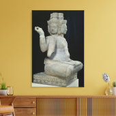 Skulptur von Brahma mit vier Gesichtern Leinwanddruck (Insitu (Wohnzimmer))