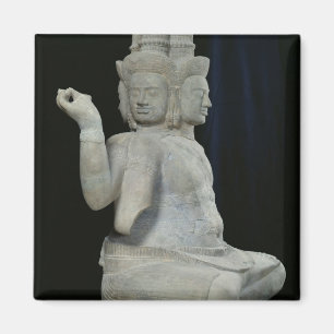 Skulptur von Brahma mit vier Gesichtern Magnet